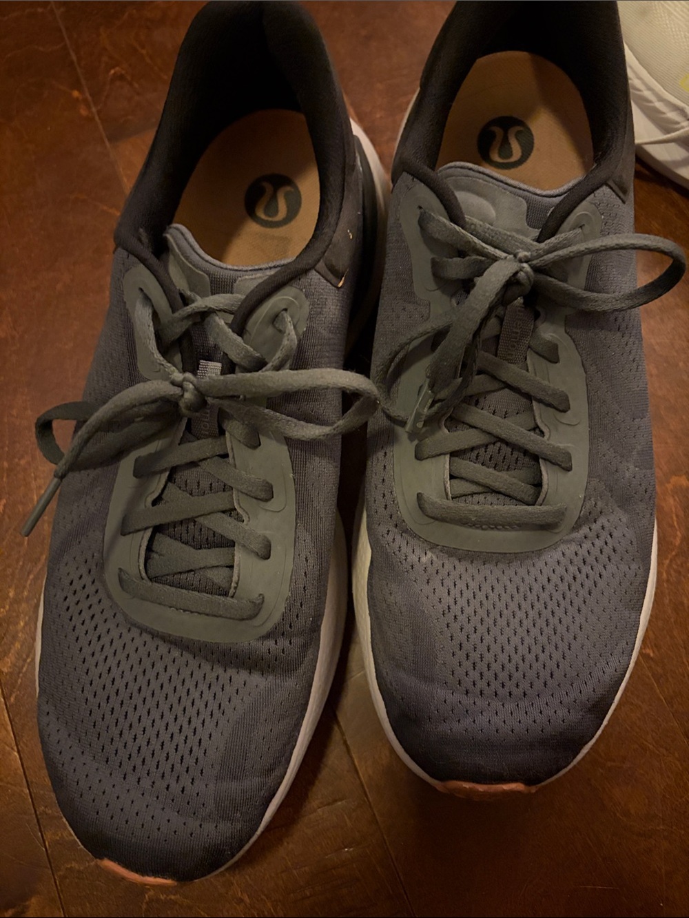 lululemon athletica Men's Dark Gray and Black Training Sneakers